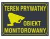 Tabliczka teren prywatny 21/14,8cm (odblask)